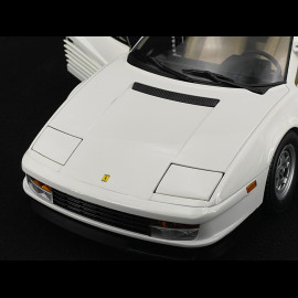 Trio Ferrari Testarossa Monospecchio 1984 White + Sunny And Rico Figures Miami Vice 1/12 KK Scale