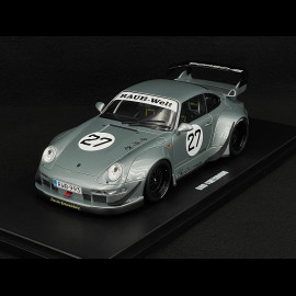 Porsche 911 RWB Type 993 Liberty Walk n° 27 Yuiitsumuni 2024 Silver 1/18 GT Spirit GT522