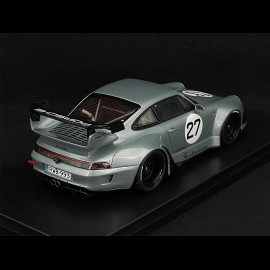 Porsche 911 RWB Type 993 Liberty Walk n° 27 Yuiitsumuni 2024 Silver 1/18 GT Spirit GT522