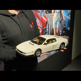 Ferrari Testarossa Monospecchio 1984 Weiß + Sunny Und Rico Figuren Miami Vice 1/12 KK Scale