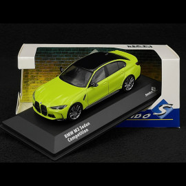 BMW M3 G80 Competition Sedan 2023 São Paulo Yellow 1/43 Solido S4315303