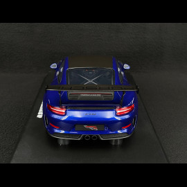 Porsche 911 GT3 RS Type 991.2 2018 Weissach Package Gentian Blue 1/18 GT Spirit GT526