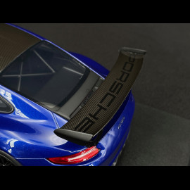 Porsche 911 GT3 RS Type 991.2 2018 Weissach Package Gentian Blue 1/18 GT Spirit GT526