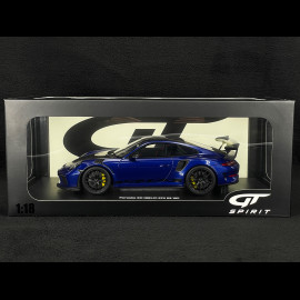 Porsche 911 GT3 RS Typ 991.2 2018 Weissach Package Enzianblau 1/18 GT Spirit GT526