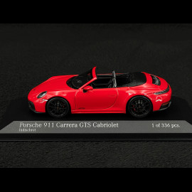 Porsche 911 Type 992.2 Carrera GTS Cabriolet 2024 Indischrot 1/18 Minichamps 410064130