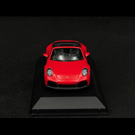 Porsche 911 Type 992.2 Carrera GTS Cabriolet 2024 Indian Red 1/18 Minichamps 410064130