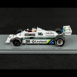 Carlos Reutemann Williams FW07B n° 28 Winner Monaco GP 1980 F1 1/43 Spark S6993