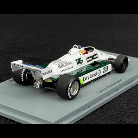 Carlos Reutemann Williams FW07B n° 28 Winner Monaco GP 1980 F1 1/43 Spark S6993