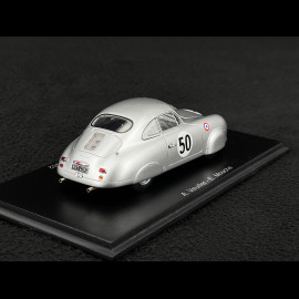 Porsche 356 SL n° 50 11th 24h Le Mans 1952 1/43 Spark S9701