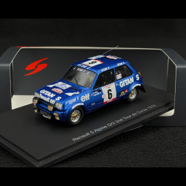 Renault 5 Alpine n° 6 Gr.2 2. Tour de Corse 1979 1/43 Spark S6032