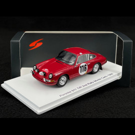 Porsche 911 T/R n° 116 2nd Monte Carlo Rally 1968 1/43 Spark S5580