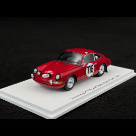 Porsche 911 T/R n° 116 2. Rallye Monte Carlo 1968 1/43 Spark S5580