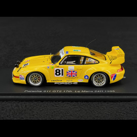 Porsche 911 GT2 Typ 993 n° 81 17. 24h Le Mans 1995 1/43 Spark S9900