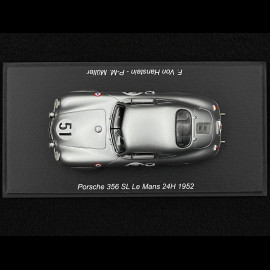 Porsche 356 SL n° 51 24h Le Mans 1952 1/43 Spark S9703