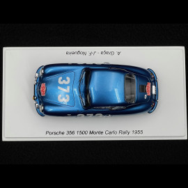 Porsche 356 1500 n° 373 Monte Carlo Rally 1955 1/43 Spark S6140