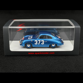 Porsche 356 1500 n° 373 Monte Carlo Rally 1955 1/43 Spark S6140