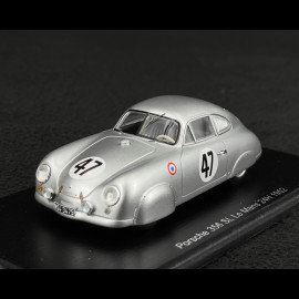 Porsche 356 SL n° 47 24h Le Mans 1952 1/43 Spark S9702