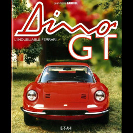 Set of 2 Ferrari Dino 246 GT 1968 Red 1/18 Norev + Book Dino GT - L'Inoubliable Ferrari