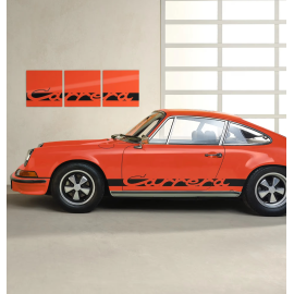 Porsche 911 Wandkunst Carrera 2.7 Tangerine Orange WAP0502030S0CC