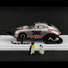 Porsche 356 A Valkyrie Racing Antarctica Ice Challenge 2021 With Figurines 1/43 Matrix MXR41607-032