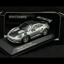 Porsche 911 GT3 RS Type 992 2024 Weissach Package Fish Silver Gray Metallic 1/43 Minichamps 410062117