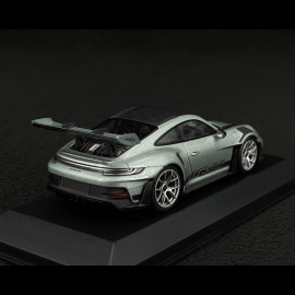 Porsche 911 GT3 RS Type 992 2024 Weissach Package Fish Silver Gray Metallic 1/43 Minichamps 410062117