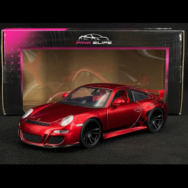 Porsche 911 GT3 Typ 997 2007 Bonbonrot Pink Slips 1/24 Jada Toys 35898