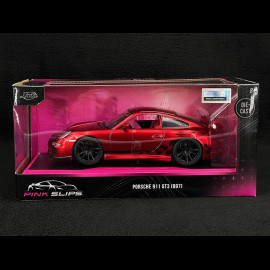 Porsche 911 GT3 Type 997 2007 Candy Red Pink Slips 1/24 Jada Toys 35898