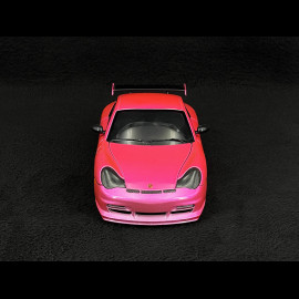 Porsche 911 GT3 RS Type 996 2003 Metallic Fluorescent Red Pink Slips 1/24 Jada Toys 34847
