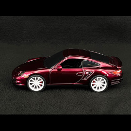 Porsche 911 Turbo Type 997 2007 Metallic Violet Pink Slips 1/24 Jada Toys 35506