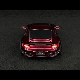 Porsche 911 Turbo Type 997 2007 Metallic Violet Pink Slips 1/24 Jada Toys 35506