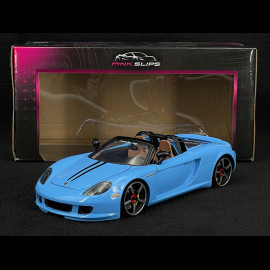 Porsche Carrera GT 2005 Glänzendes Blau Pink Slips 1/24 Jada Toys 35066
