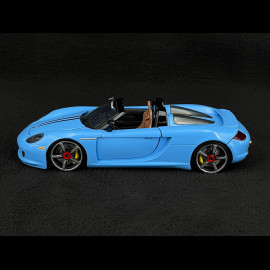 Porsche Carrera GT 2005 Glossy Blue Pink Slips 1/24 Jada Toys 35066