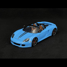 Porsche Carrera GT 2005 Glossy Blue Pink Slips 1/24 Jada Toys 35066