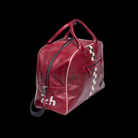 24h Le Mans Leather Bag Dark Red Mick 27471-4010