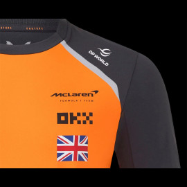 McLaren T-Shirt F1 Team n° 4 Lando Norris Papaya / Phantom TM9912-088 - Men's
