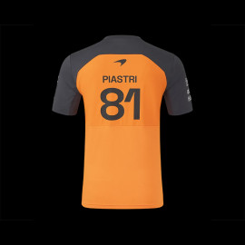 McLaren T-Shirt F1 Team n° 81 Oscar Piastri Papaya-Orange TM9914-088 – Herren