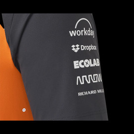 McLaren T-Shirt F1 Team n° 81 Oscar Piastri Papaya Orange TM9914-088 - Men's