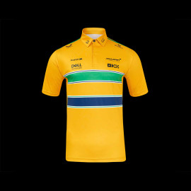 McLaren Polo F1 Team Ayrton Senna Monaco Yellow TM10679 - Men's