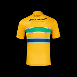 McLaren Polo F1 Team Ayrton Senna Monaco Yellow TM10679 - Men's