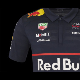 Red Bull Racing Poloshirt F1 Team Replica Kollektion Mitternachtsblau TM9865-020 – Herren