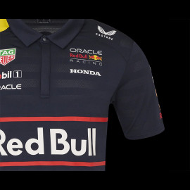Red Bull Racing Poloshirt F1 Team Replica Kollektion Mitternachtsblau TM9865-020 – Herren