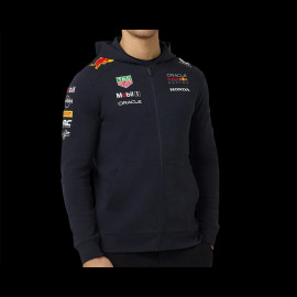 Red Bull Racing Sweatshirt Mit Reißverschluss F1 Team Replica Kollektion Mitternachtsblau TM9873AT-020