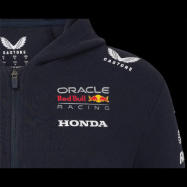 Red Bull Racing Zip-Up Sweatshirt F1 Team Replica Collection Midnight Blue TM9873AT-020