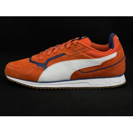 Porsche Softride St Miler Schuhe von Puma – Orange / Weiß & Blau 308973-03 – Unisex