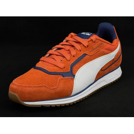 Porsche Softride St Miler Schuhe von Puma – Orange / Weiß & Blau 308973-03 – Unisex