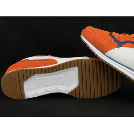 Porsche Softride St Miler Schuhe von Puma – Orange / Weiß & Blau 308973-03 – Unisex