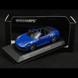 Porsche 911 Carrera GTS Cabriolet Type 992.2 2024 Lugano Blue 1/43 Minichamps 410064131