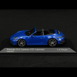 Porsche 911 Carrera GTS Cabriolet Typ 992.2 2024 Lugano Blau 1/43 Minichamps 410064131