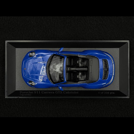 Porsche 911 Carrera GTS Cabriolet Type 992.2 2024 Lugano Blue 1/43 Minichamps 410064131